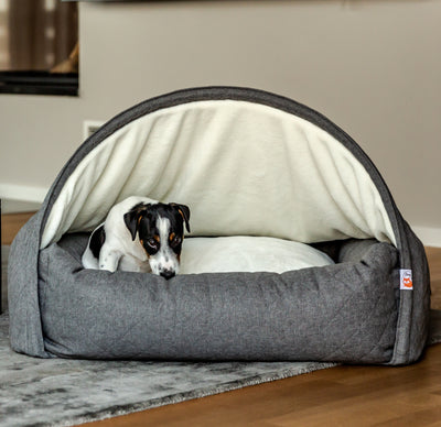 Wie hilft das Sleepy Fox® Snuggle Cave Bed Hunden und Katzen mit Angstzuständen?